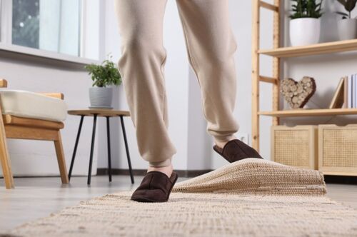 Rugs may pose falls hazards at home